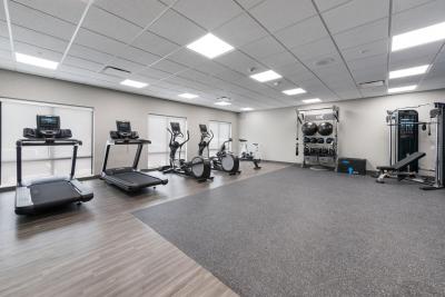 Fitness Room at Hampton Inn & Suites