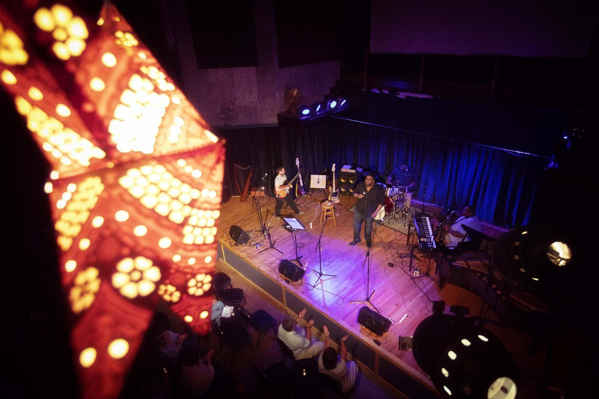 A concert at the Acorn.