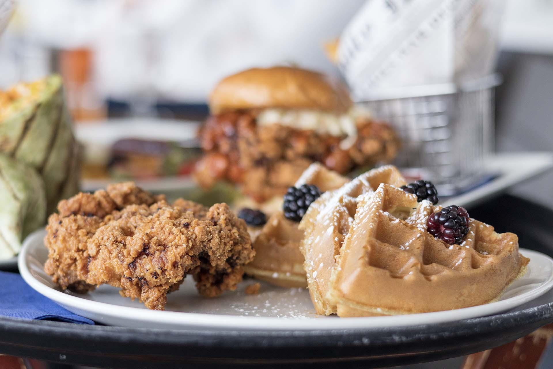 Plates of food at Plank