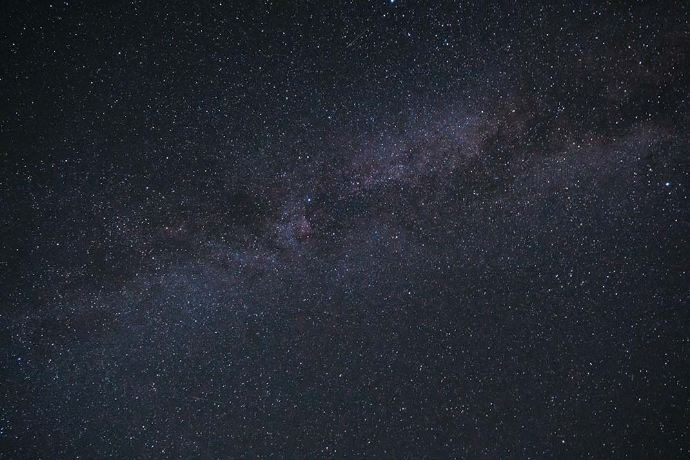 A photo of the milky way