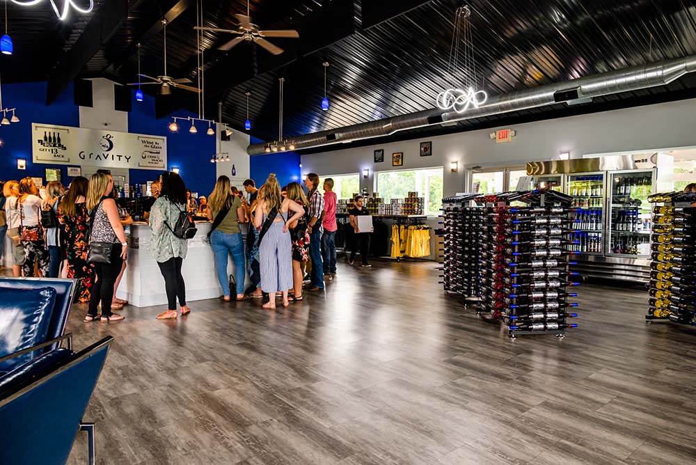 Gravity Winery Tasting Room Interior