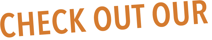 The words Check Out Our